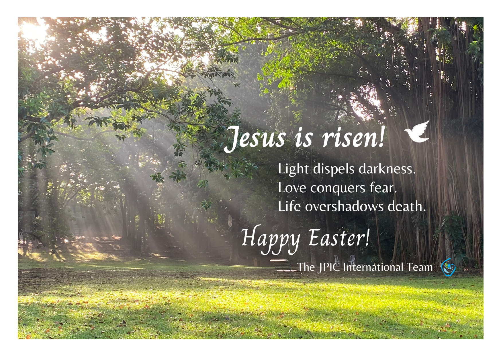 Easter greetings from JPIC 