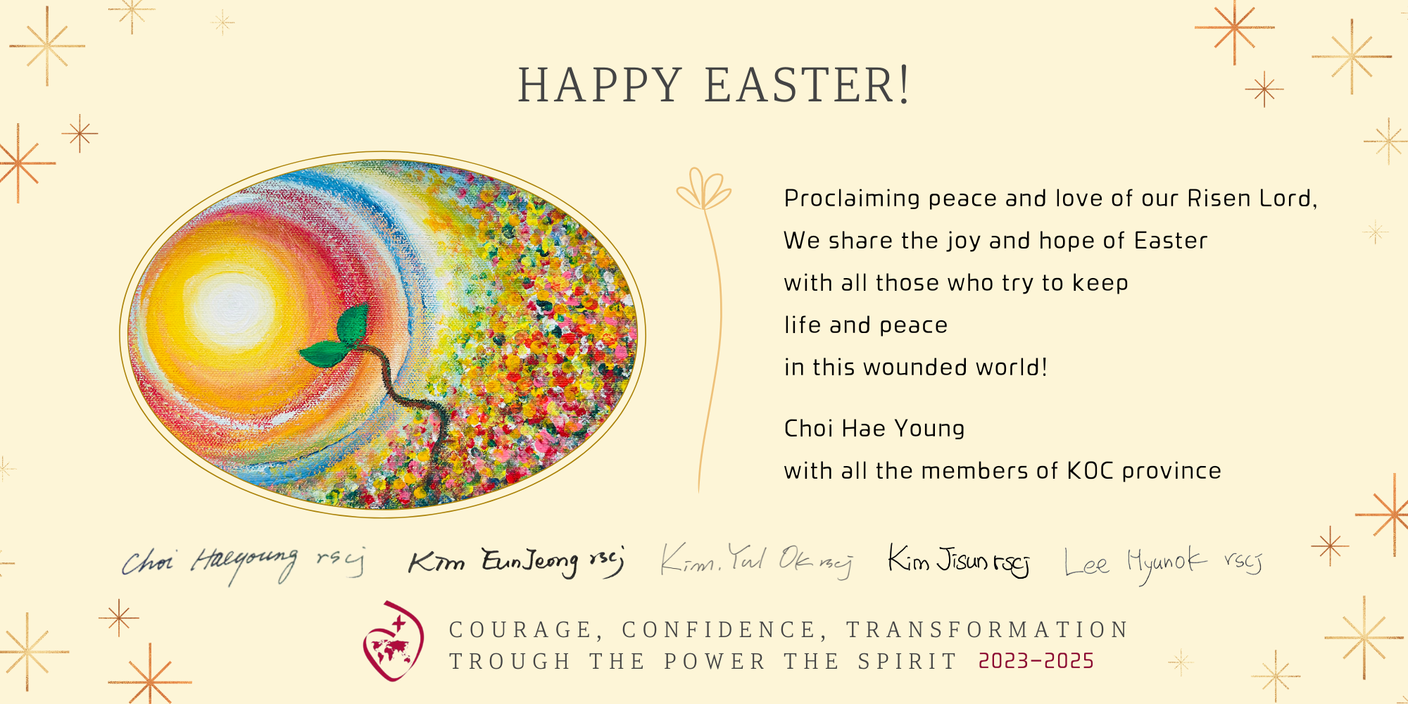 Easter greetings from KOC