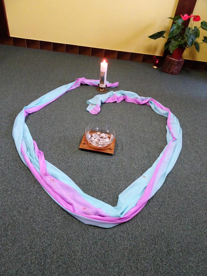 Candle and Sacred Heart