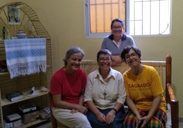 With Carmelita Santoyo of the Intercongregational Missionary Community (CIM)