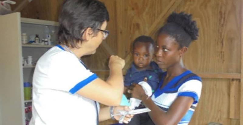 Getting medical help in Haiti