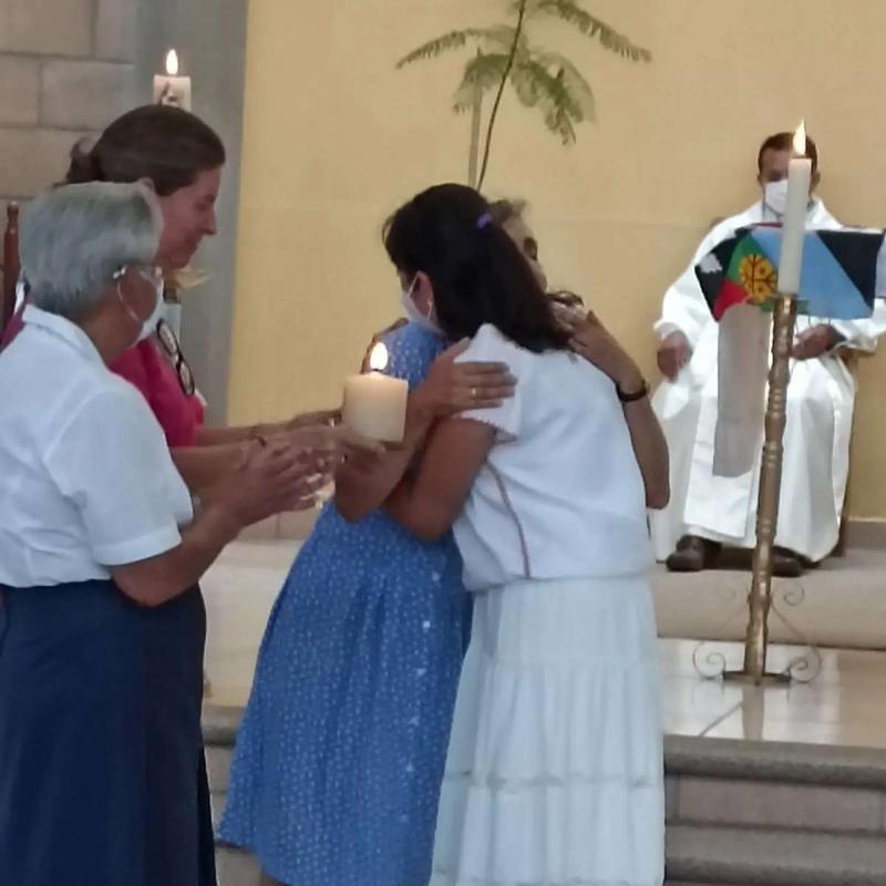 Sandra Cayetano Victoriano first vows ceremony