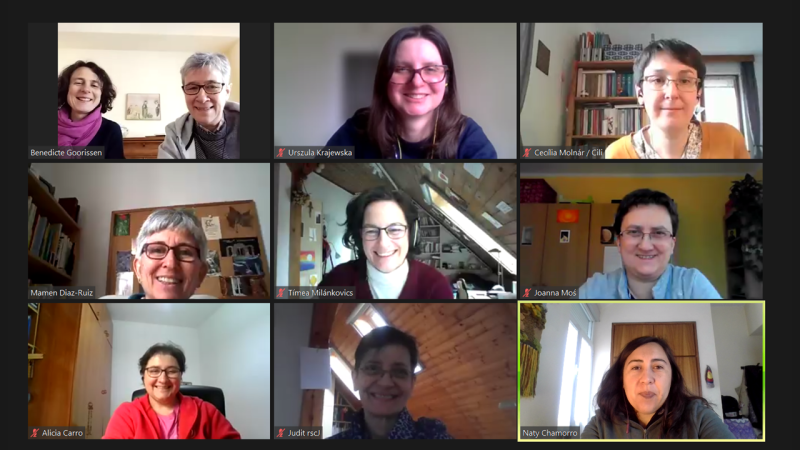 Zoom meeting of PTVs from Europe