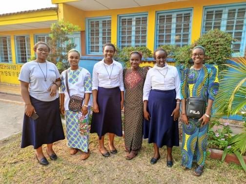 Welcoming postulants from Uganda-Kenya Province in Kinshasa