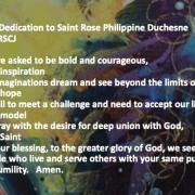 prayer for Philippine Duchesne in English
