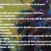 prayer for Philippine Duchesne in Spanish
