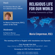 Religious Life for our World event flyer