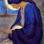 Mary praying