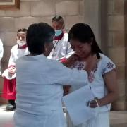 Premiers vœux de Sandra Cayetano Victoriano en Mexique