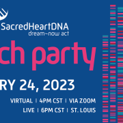 Sacred Heart DNA launch party announcement