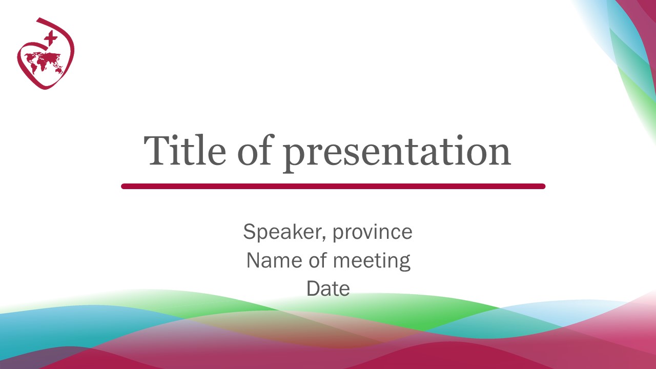 Image of presentation template