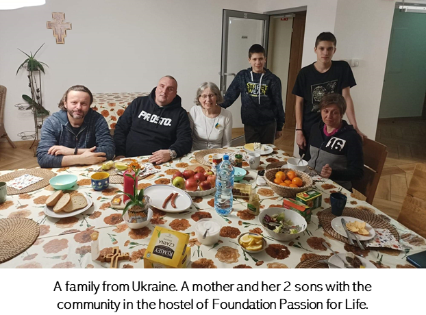 A family from Ukraine