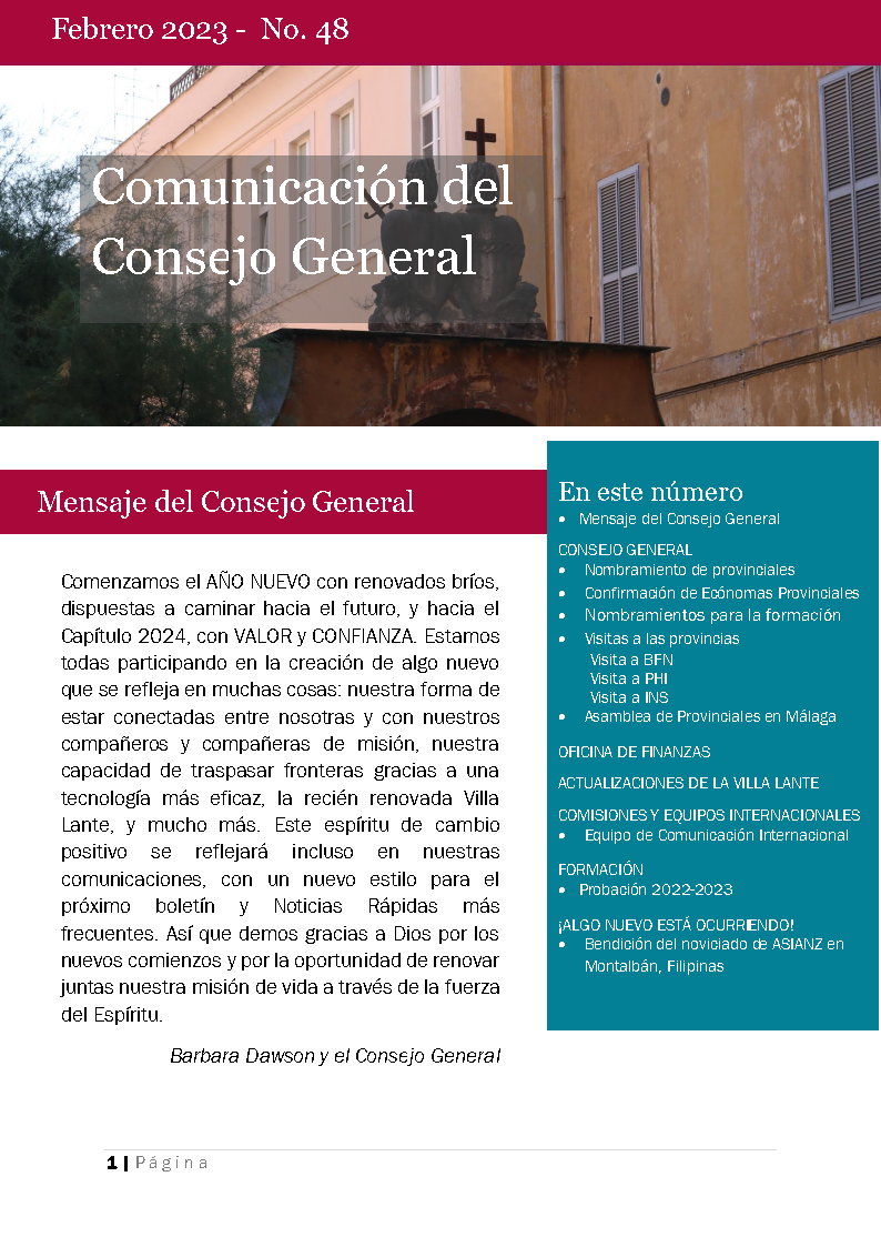 Communication from the General Council February 2023 ES