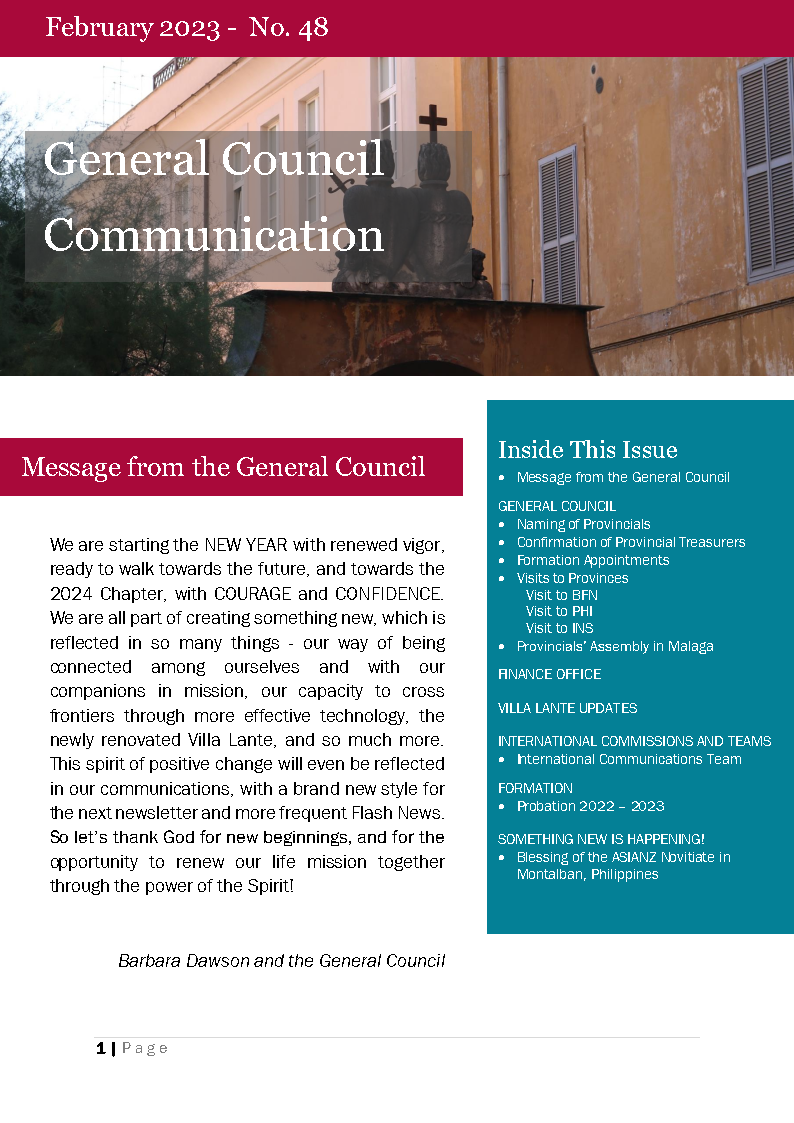 Communication from the General Council February 2023 EN