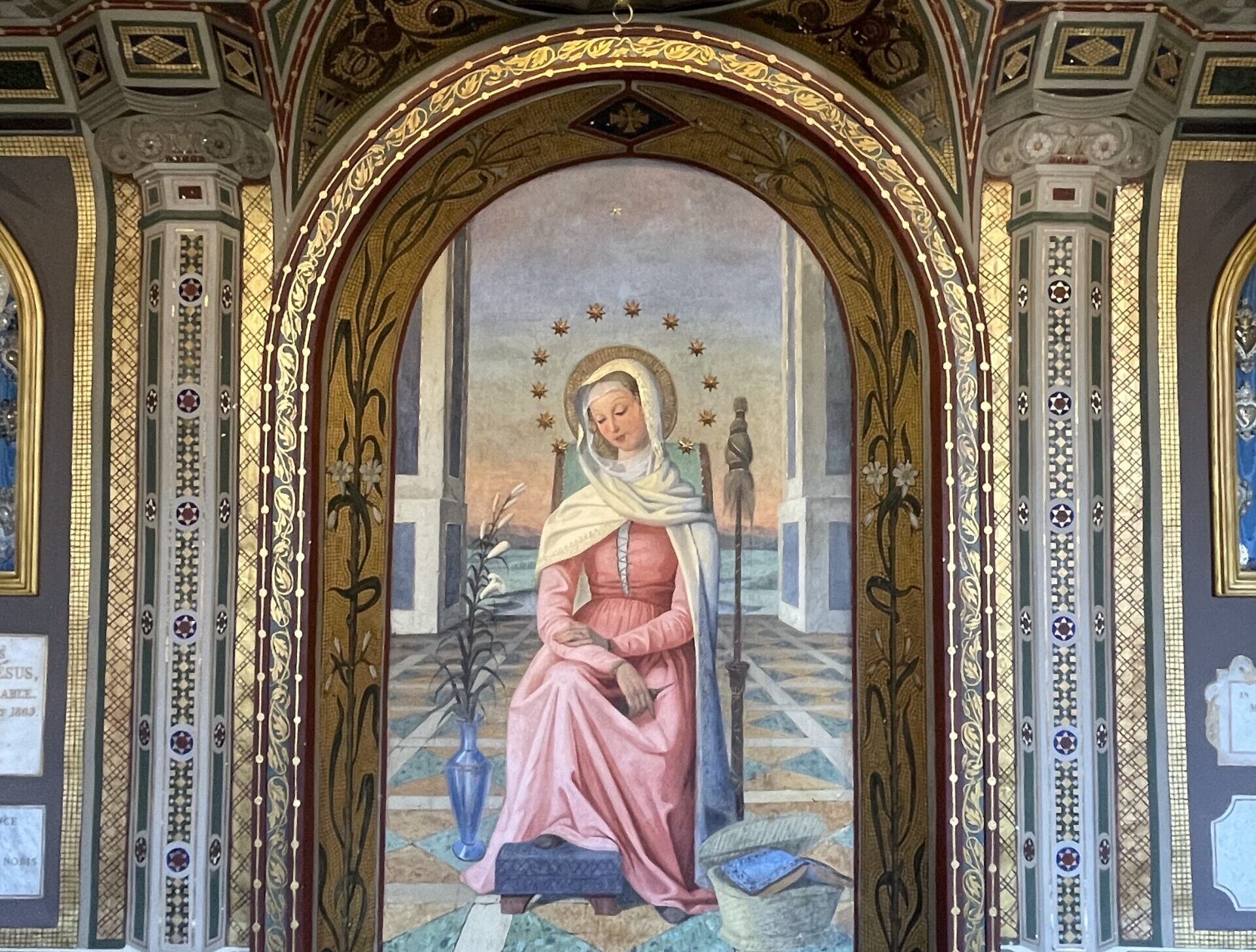 Mater Admirabilis fresco in the Trinità dei Monti