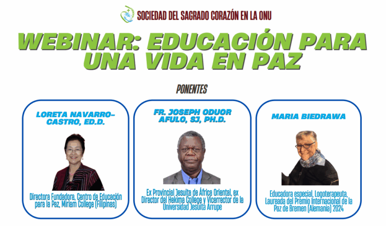 Seminario web ONU-ONG: Educación para una Vida en Paz