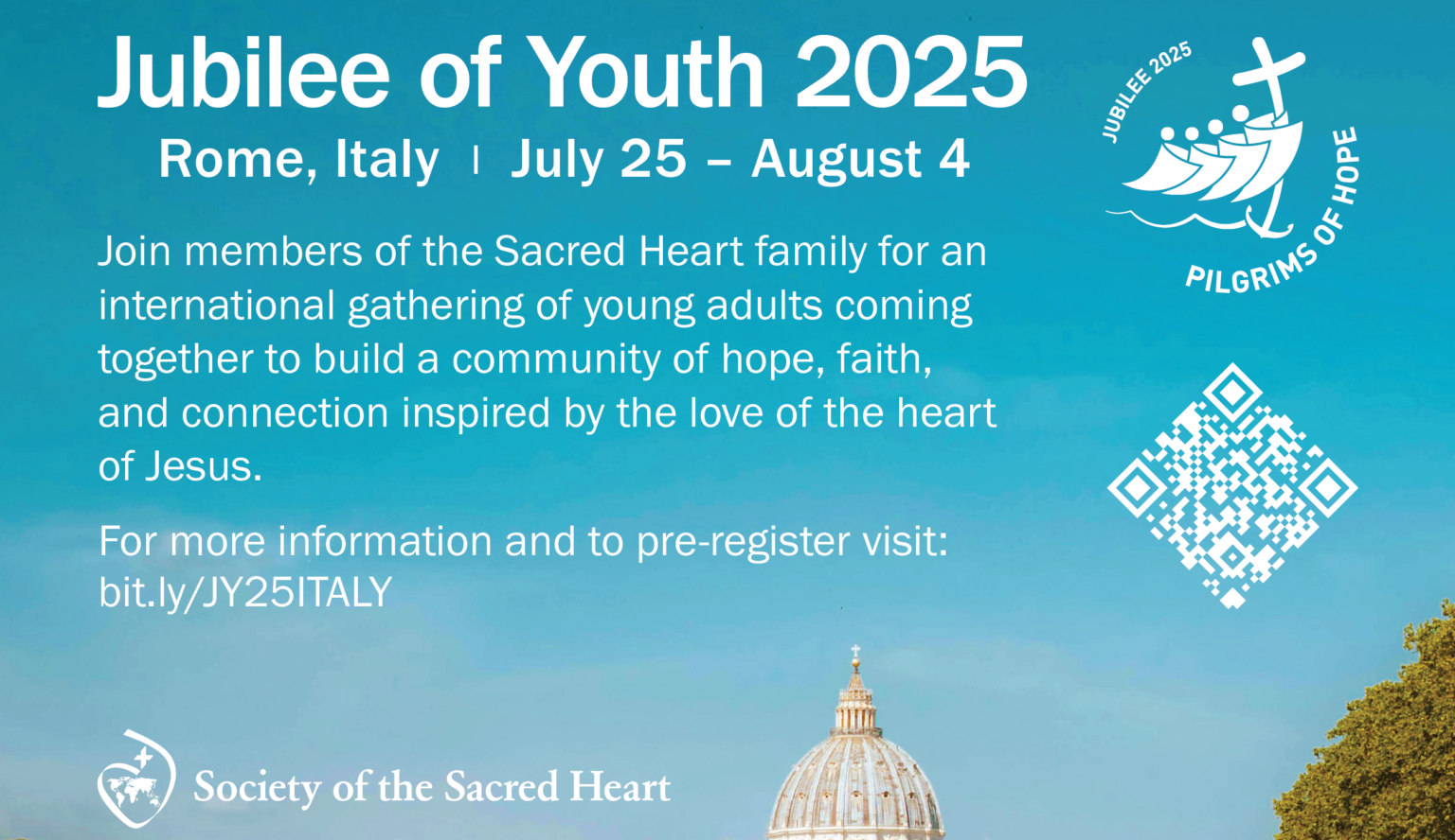 Celebrating the Jubilee of Youth with the Society of the Sacred Heart RSCJ International